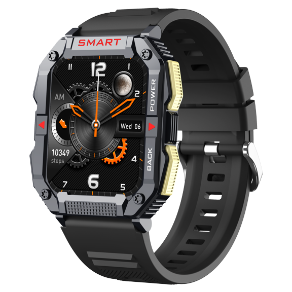 VAYKAL Smartwatch Fitness Tracker for Android and iOS Multiple Sports Modes Pedometer Timer Stopwatch Call Answering and Notifications IP67 Waterproof