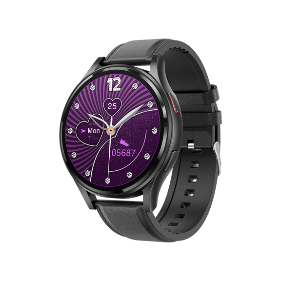 VAYKAL Smartwatch Fitness Tracker for Android and iPhone 1-43 inch AMOLED Screen Multiple Sports Modes Pedometer Timer Stopwatch Make and Answer Calls Message Notifications IP67 Waterproof