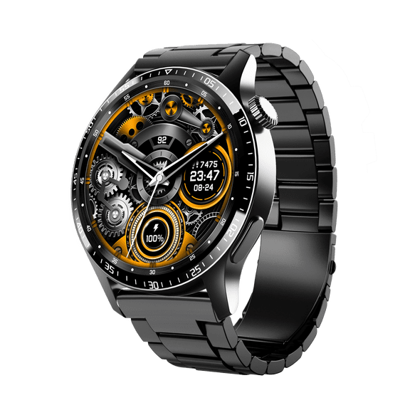 VAYKAL Smartwatch Fitness Tracker for Android and iPhone Multiple Sports Modes Pedometer 1.35-inch Make and Answer Calls Message Notifications IP67 Waterproof