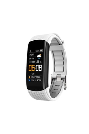 Smartwatch Fitness Tracker for Android and iOS Multiple Sports Modes Pedometer Timer Stopwatch Notifications