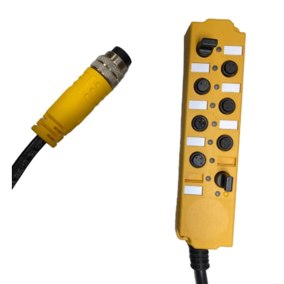 VB 803Z-5C-BSM 14 8-Port J-Box; 1 Signal Per Port; Snap Lock Connect; Side Integral Cable (U-32005) VB803Z5CBSM14