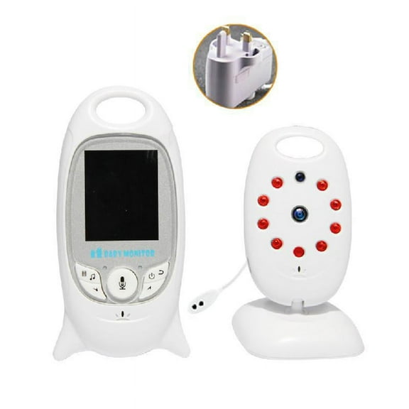 VB601 Baby Monitor Premium Digital Long Range Temperature Display Calming Night Lullabies Two Way Audio Baby Monitor