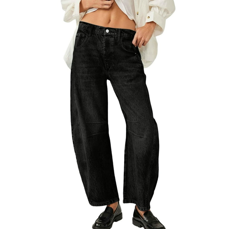 Petite cropped black jeans deals