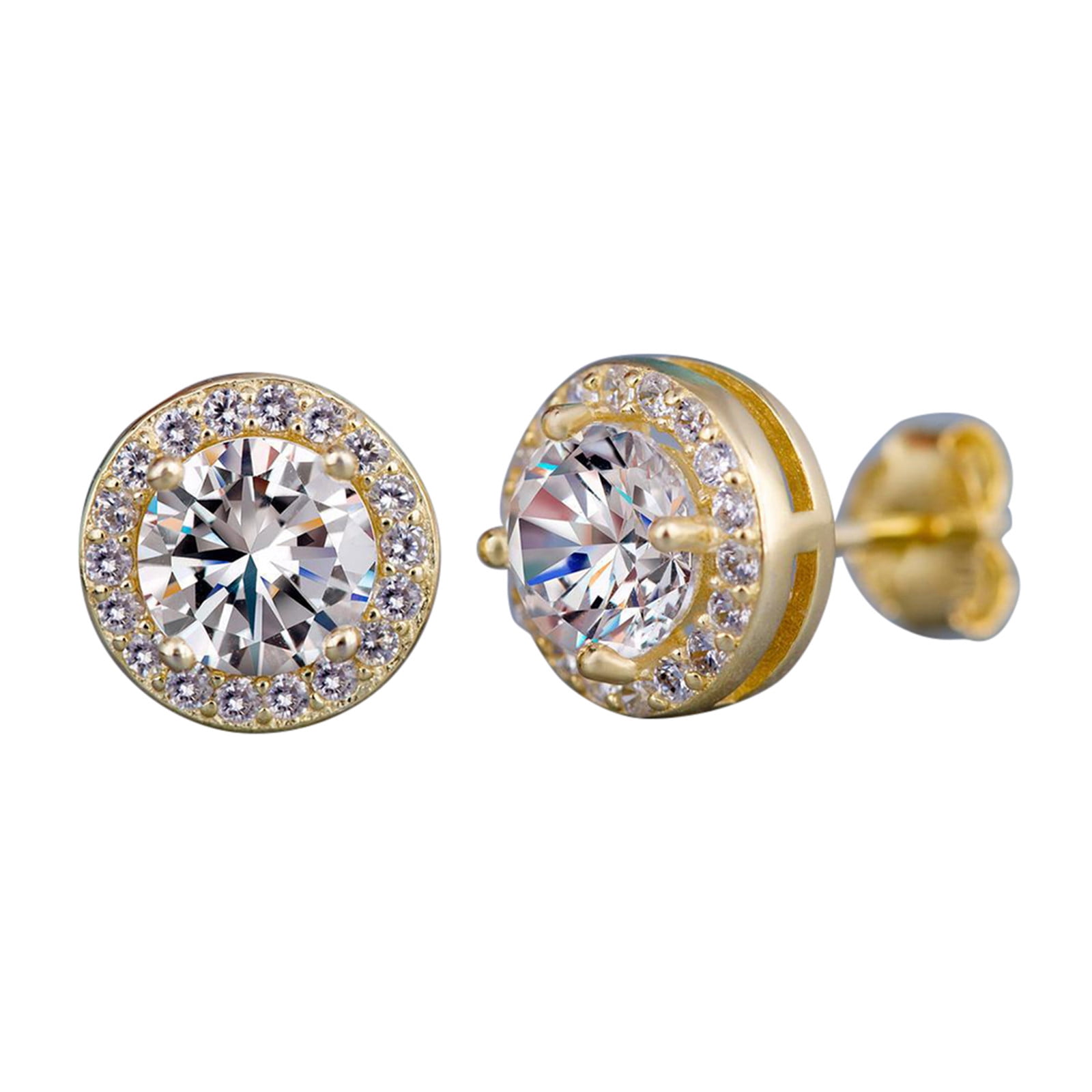 VBARHMQRT Conch Earring 925 Silver Gold Rose Gold Stud Earrings for Women Fashion Jewelry Titanium Flat Back Earrings Sterling Silver Earrings Flat Backs No Snag