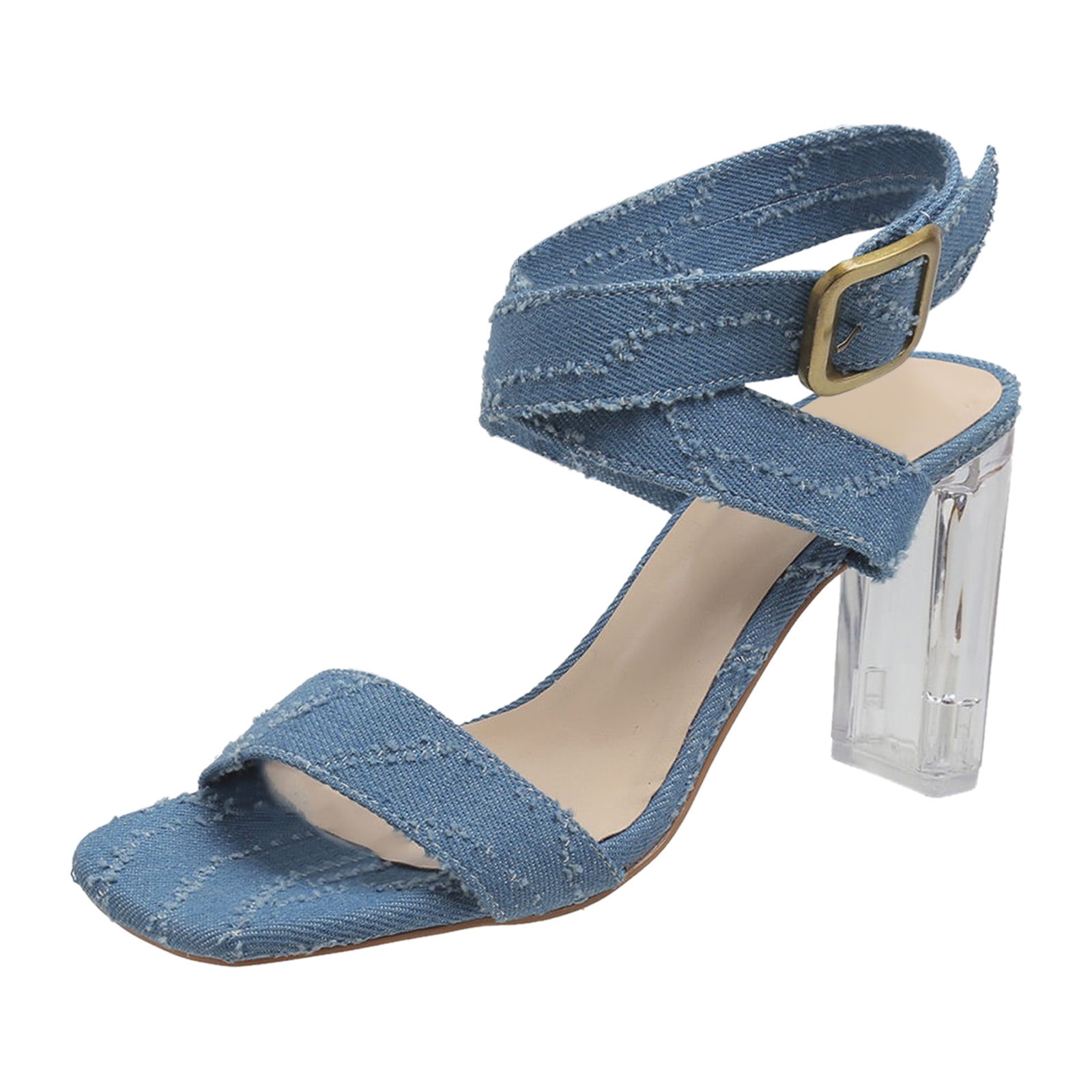 VBARHMQRT Cute Sandals for Women Sparkly Ladies Summer Casual Vintage