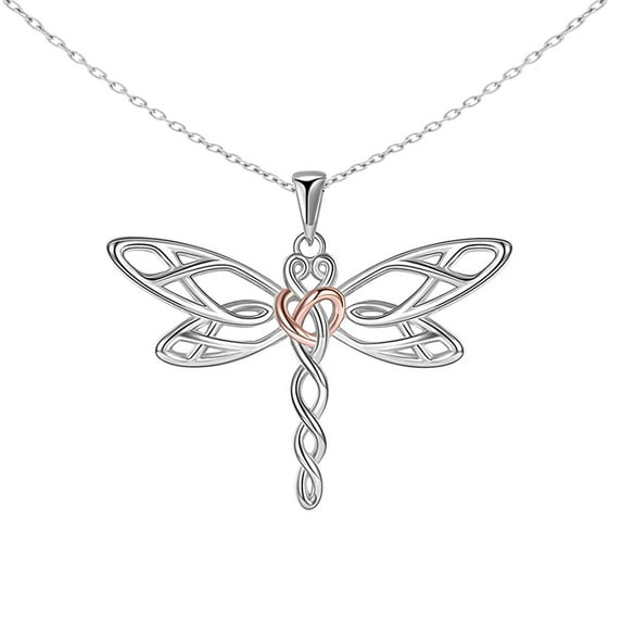 VBARHMQRT Fashion Silver Animal Pendant Necklace Jewellery Birthday Gift for Women Womens Necklace Chain Silver Womens Jewelry Sets Silver Jewelry Polisher