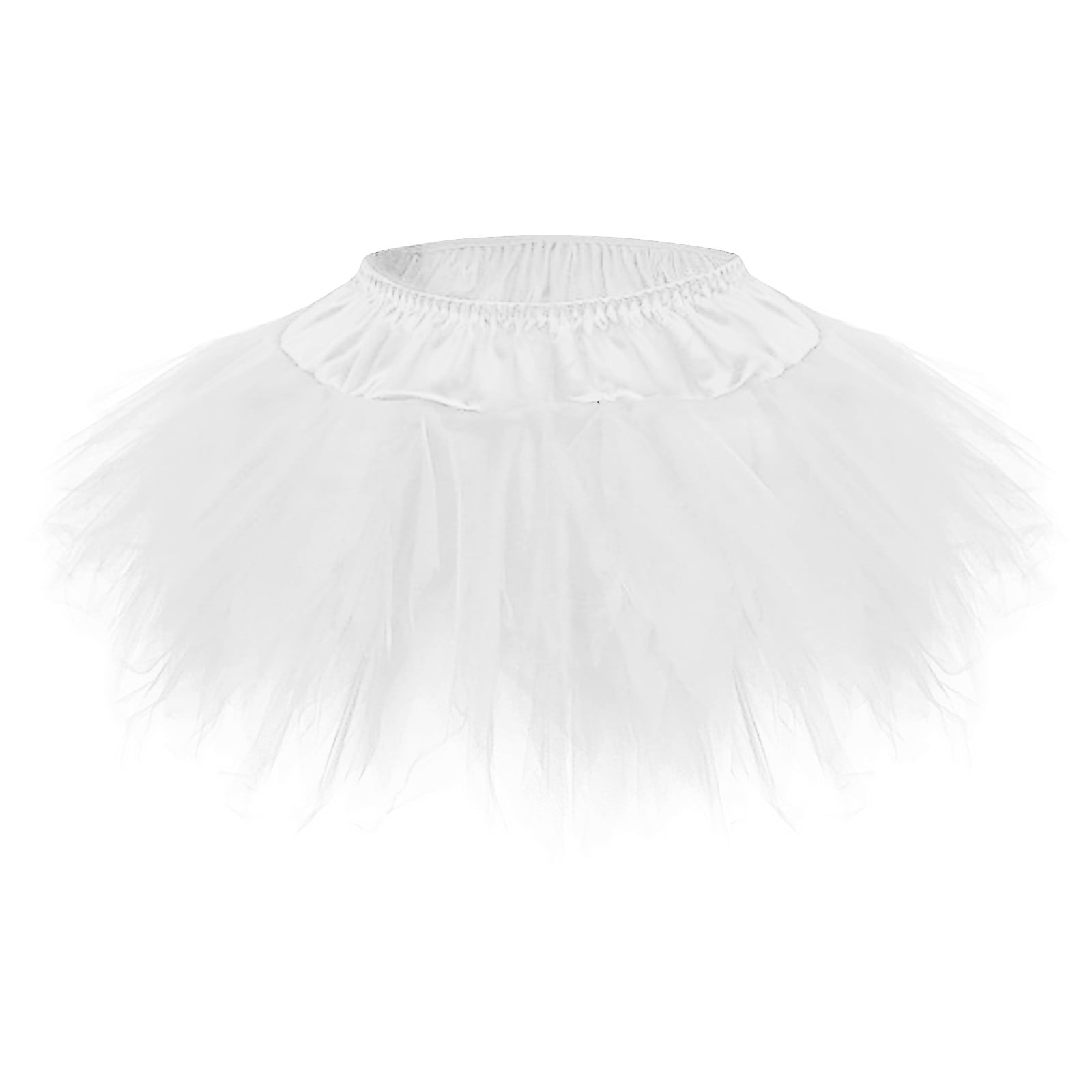 VBARHMQRT Female High Waisted Skirt with Slit Plus Size Tutu Skirt