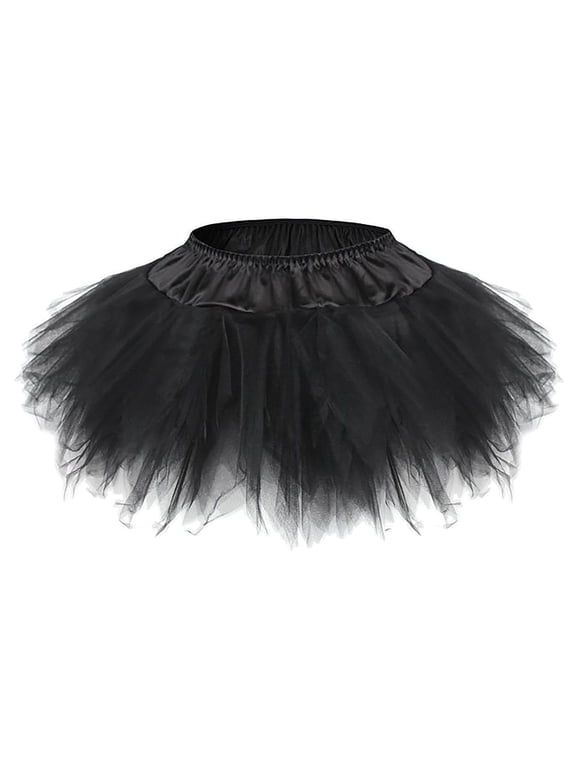 Female Leopard Skirt Tutu Skirt Women's Teens Classic Elastic Tulle Ballet Skirt 1950S Vintage Style Short Skirt Plaid Skirts for Women Stretchy Boho Skirt Women