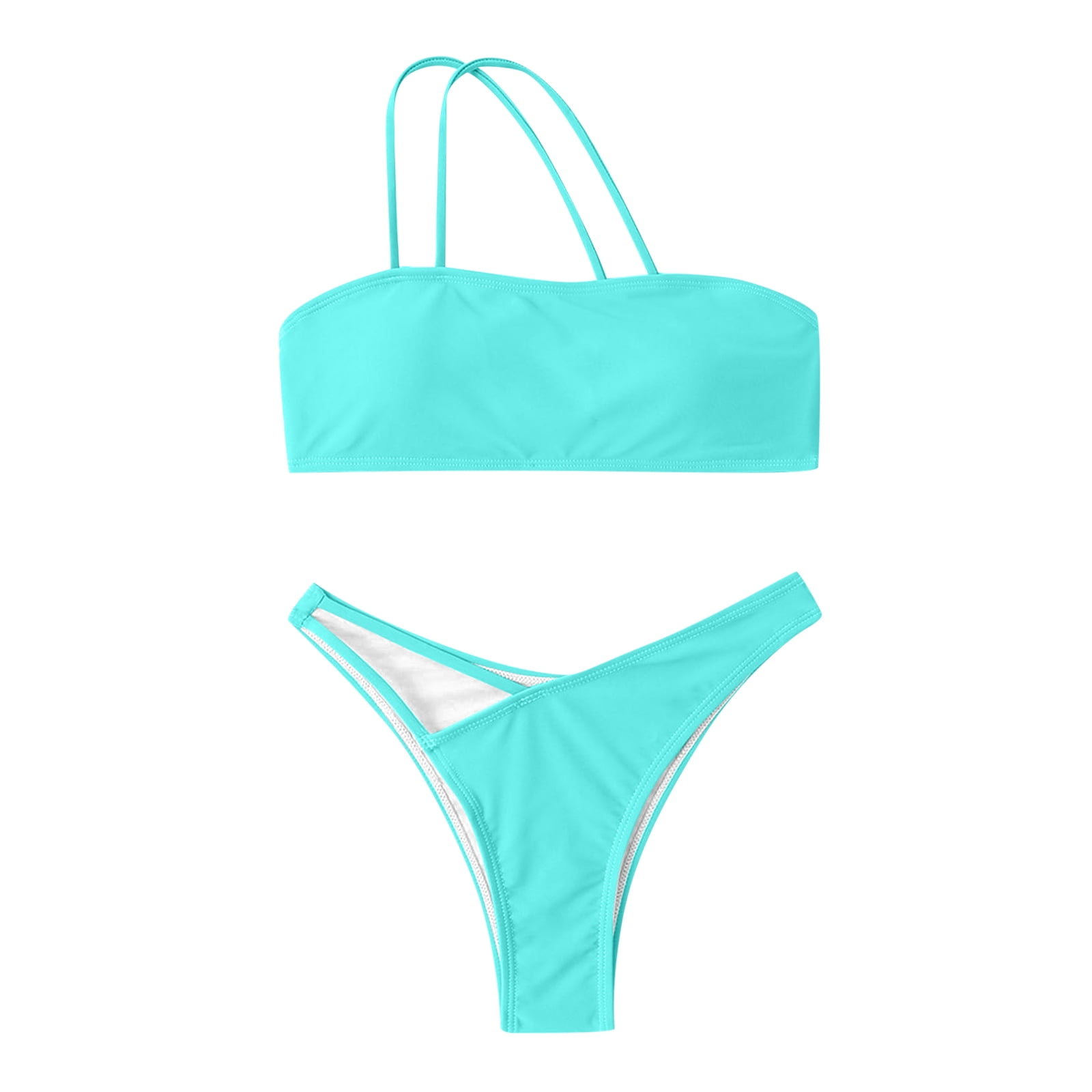 VBARHMQRT Female Swimsuit for Women 2024 2 Piece Skirt Summer Sexy