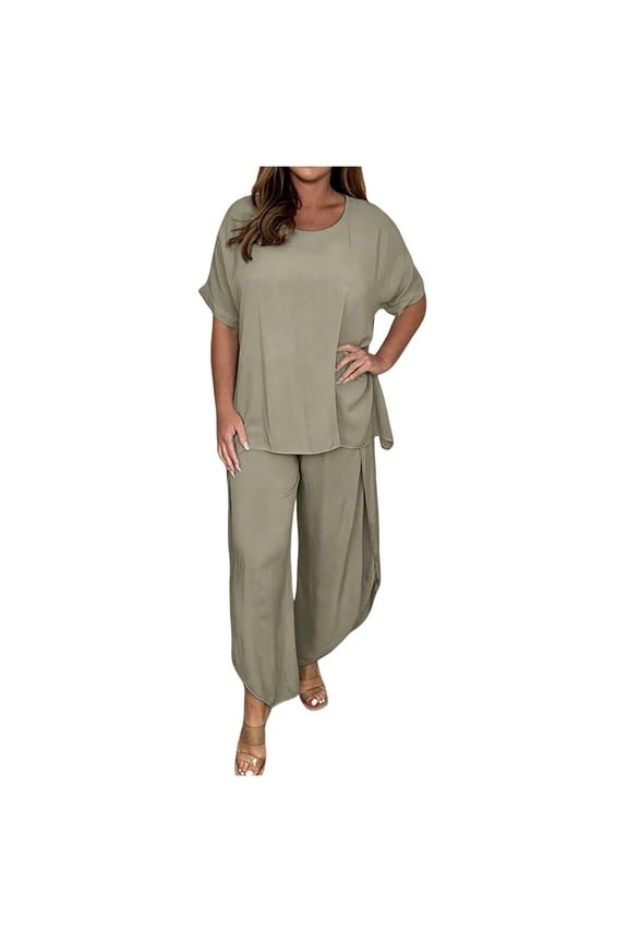 Female Tracksuit for Women Plus Size 2024 Two Piece Knit Matching Outfits High Neck Slim Fit Tops and Flared Trousers Tracksuit Sets Tracksuit Two Piece Pants Set for Women Going Out Sexy