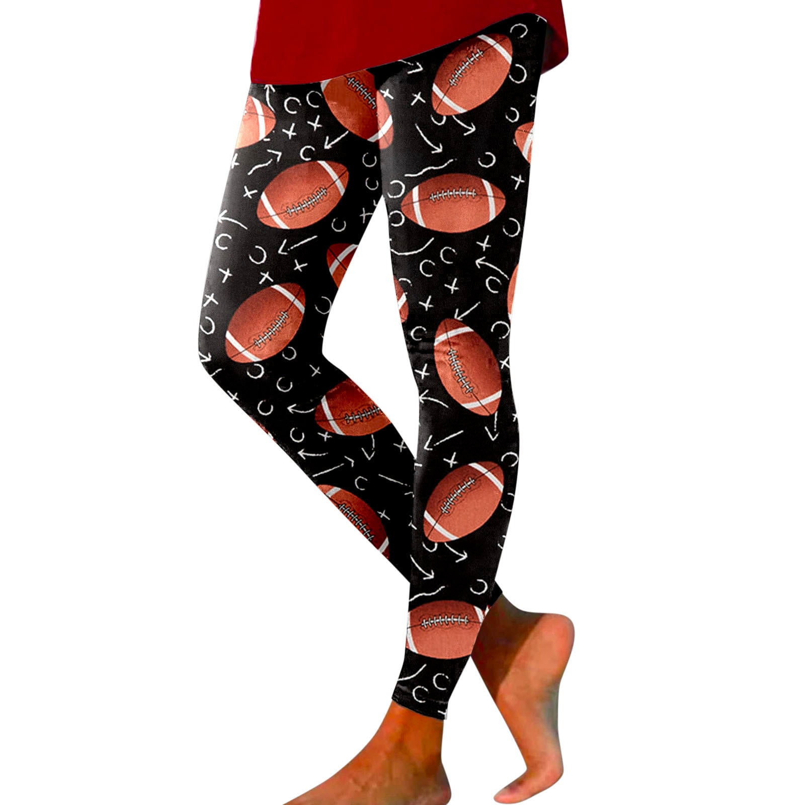 VBARHMQRT Flare Yoga Pants Tall Women Print Tights Leggings Control