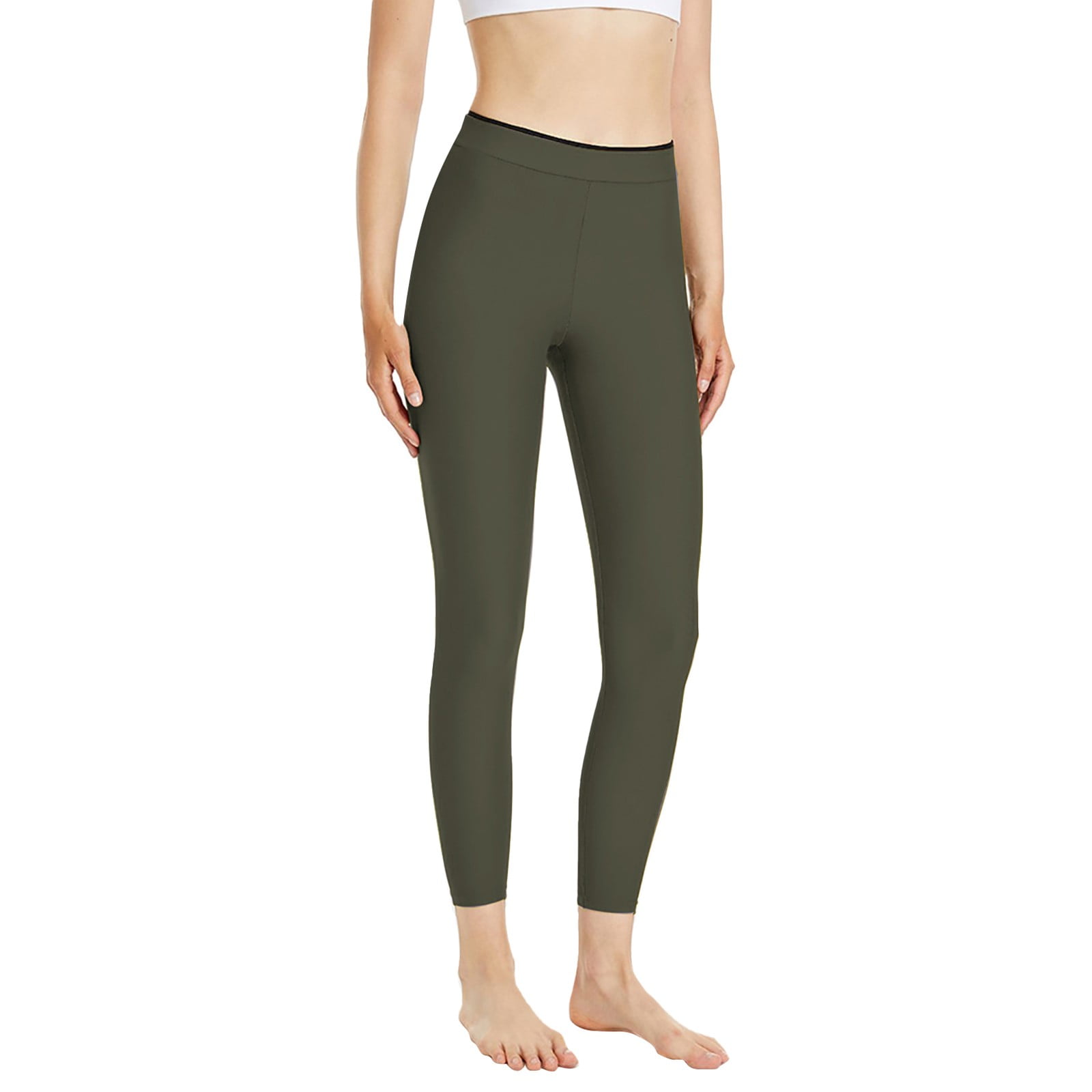 VBARHMQRT Flare Yoga Pants Tall Women's High Elasticity Lifting Feel Thin Nine Point Yoga Pants