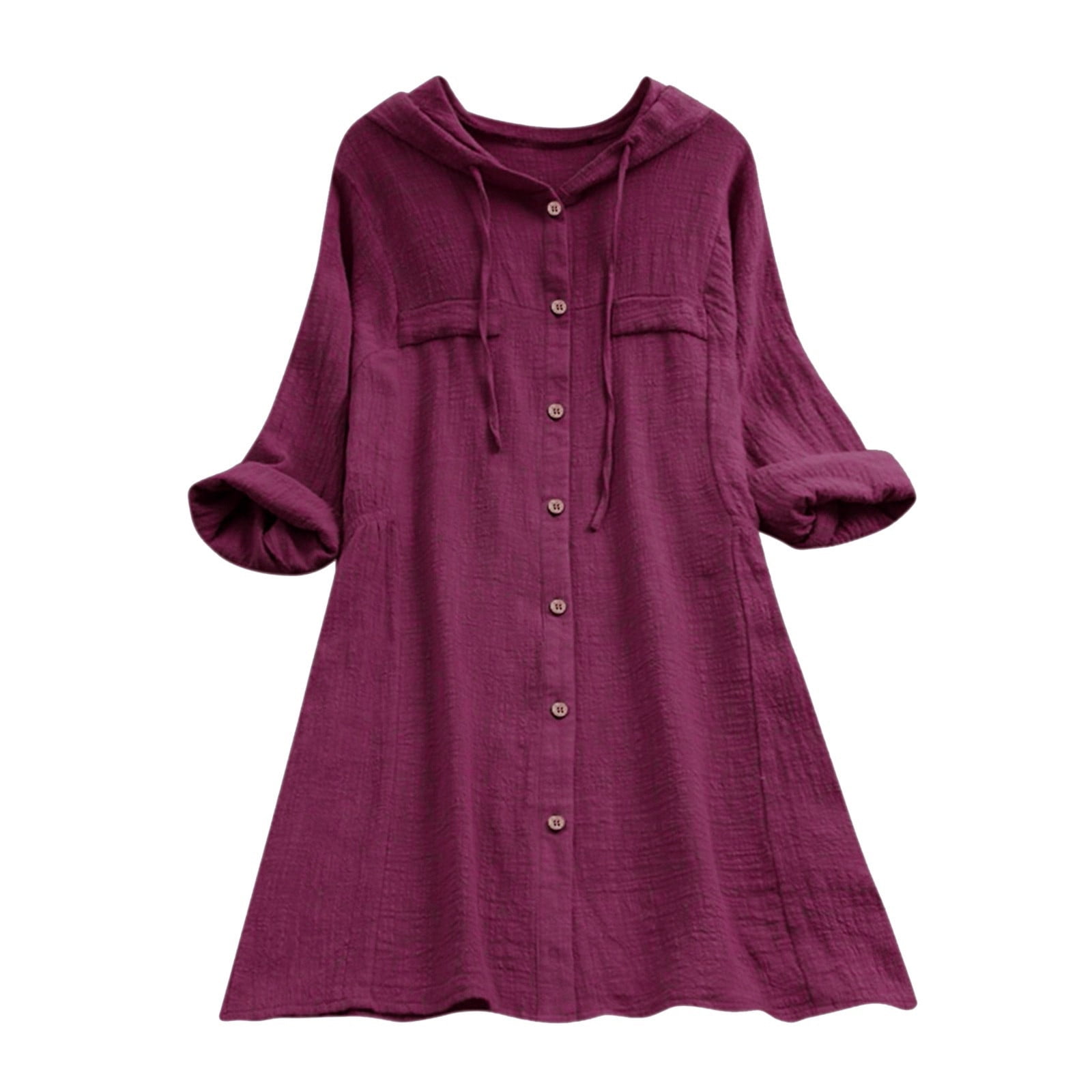 VBARHMQRT Leopard Print Tops for Women Tee Shirt Tops Size Button