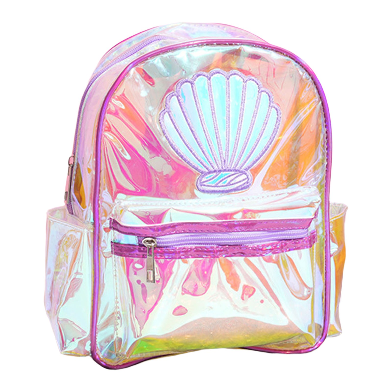 VBARHMQRT Outdoor Backpack for Kids New Transparent and Colorful Girls