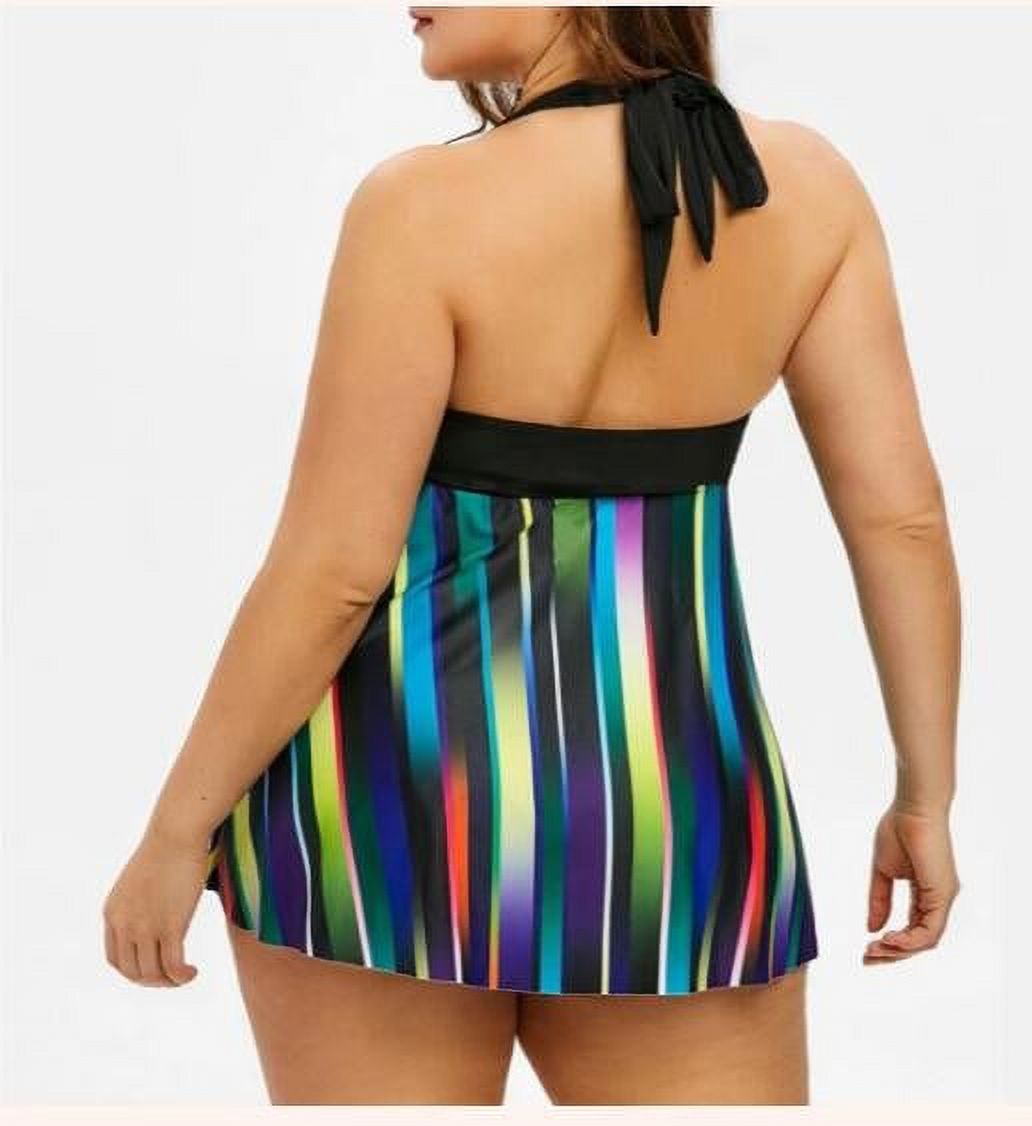 VBARHMQRT Plus Size Bikini Underwear Cotton Women Swimwear Tankini Swim