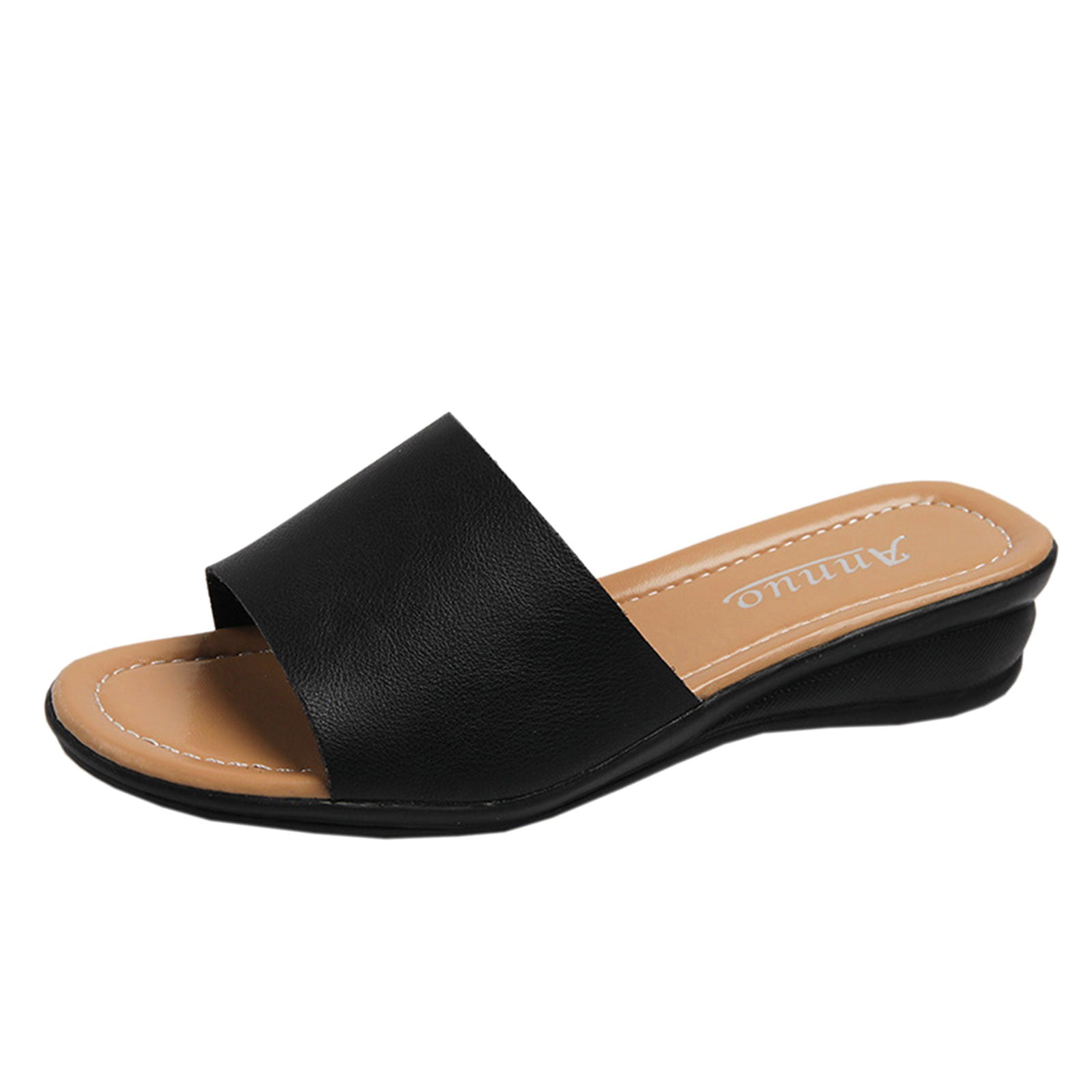 VBARHMQRT Wide Width Wedges for Women Stretch Fashion Spring and Summer