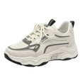 thumbnail image 1 of VBARHMQRT Winter Sneakers for Women Leisure Summer Sport Shoes Running Shoes Breathable Fashion for Student and Teenagers Barefoot Shoes Women Slip Ons Wide Toe Box Sneakers for Women Red, 1 of 7