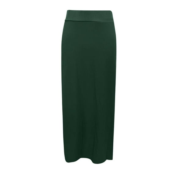 VBARHMQRT Women's Skirts Long Women's Half Skirt and Solid Color with Wrap Skirt and Split Skirt Maxi Skirts for Women Wrap Skirts for Women