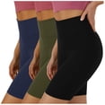 thumbnail image 1 of VBARHMQRT Women's Yoga Pants Straight Leg 3Pc Women High Waist Yoga Short Outdoor Running Yoga Sport Shorts Pants Womens Yoga Pants Women's Yoga Pants Bootcut, 1 of 4