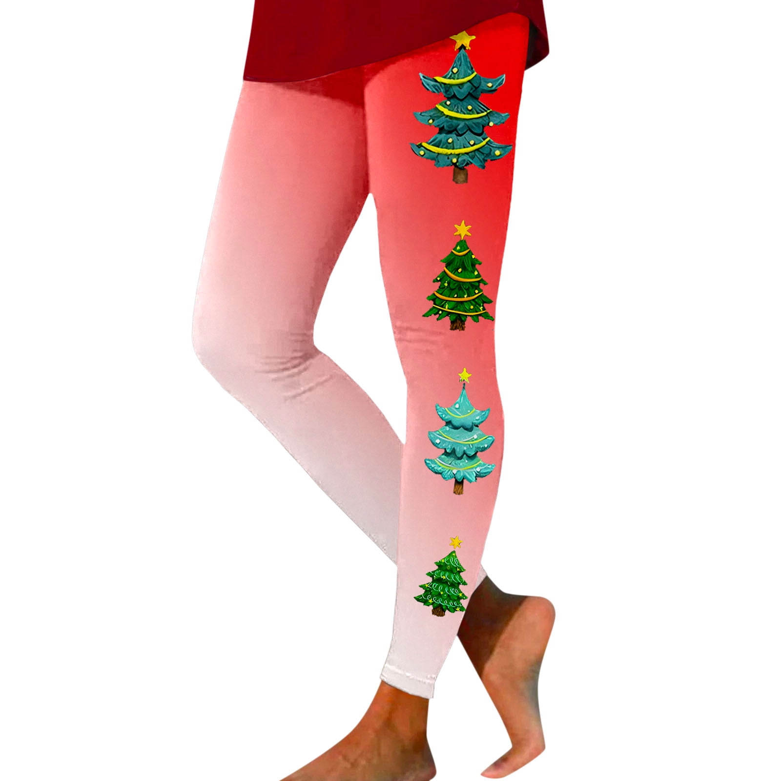 VBARHMQRT Womens Leggings Cotton Loose Fit Women Casual Fashion Christmas  Printed Sports Leggings Casual Yoga Leggings Yoga Pants Plus Size for Women  with Pockets Women Yoga Pants Tall 
