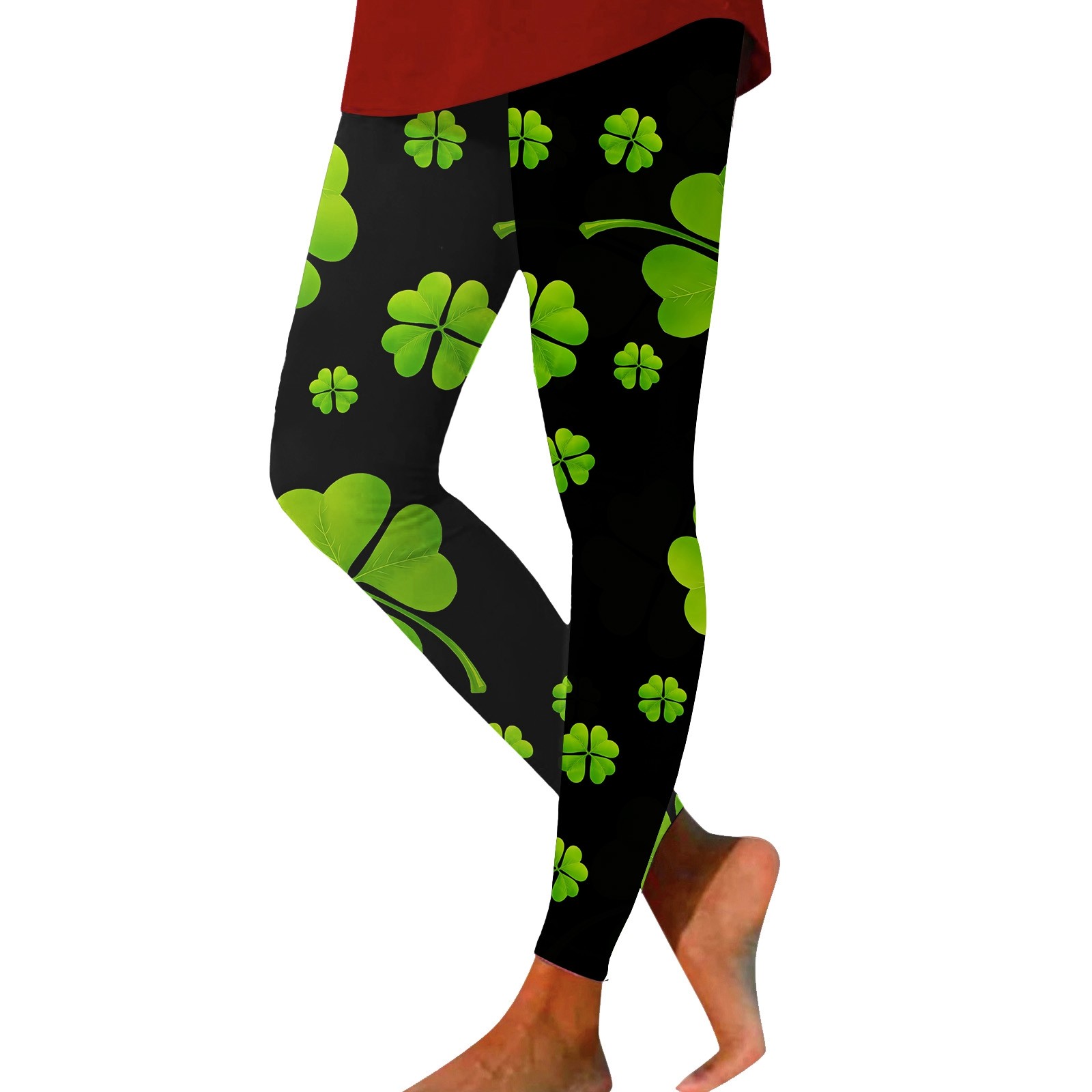 VBARHMQRT Yoga Pants Tall Length Leggings Workout out Leggings Easter H