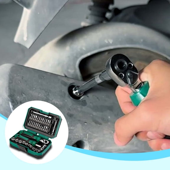 VBBHG Portable & Multi-Functional 40 Pcs Screwdriver Set, Multi Bit Magnetic Screwdriver Set, Portable Precision Repair Tool Kit - Ideal for Bicycle Repair, Home Maintenance