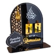 thumbnail image 1 of VBBHG Ramadan Advent Calendar 2026, Eid Mubarak Countdown Calendars Tracker Date Gift DIY Arabic Muslim Islamic Holiday Table Home Decorations Count Down Calendar, 1 of 4