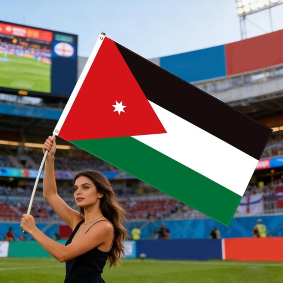 VBBHG World Cup flag - 35.43x59 inch Vivid Color and Fade Proof - Canvas Header and Double Stitched - World Cup Flags Polyester with Brass Grommets