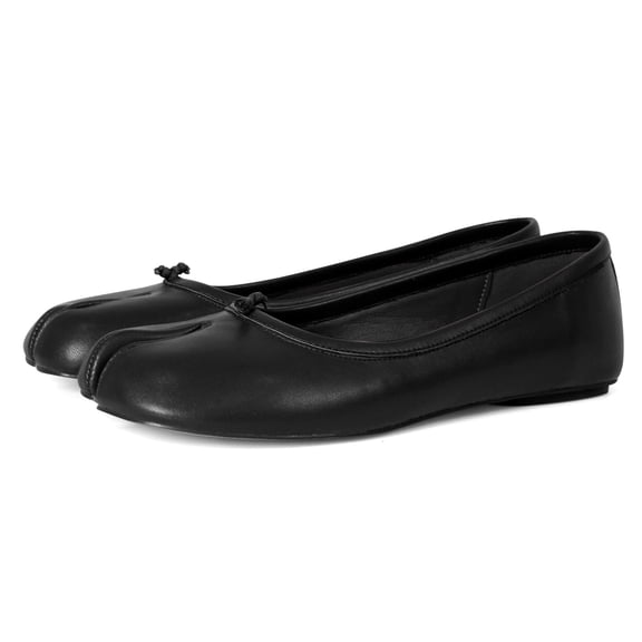 VBDB Tabi Ballet Flats Shoes for Women Rounde Toe Wide Width Split Toe Low Heel Comfortable Flats Shoes
