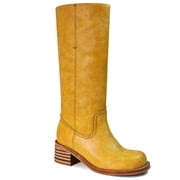 VBDB Womens Knee High Boots Chunky Block Heel Long Boots Square Toe Low Heel Boots for Women