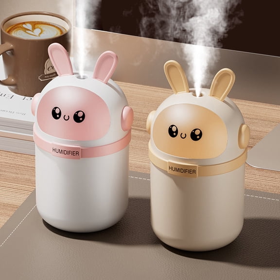 VBDON Desk Humidifier, Warm Mist Humidifier, Portable Humidifiers for Travel, Portable Cool Mist Humidifiers Easy to Clean Water Tank
