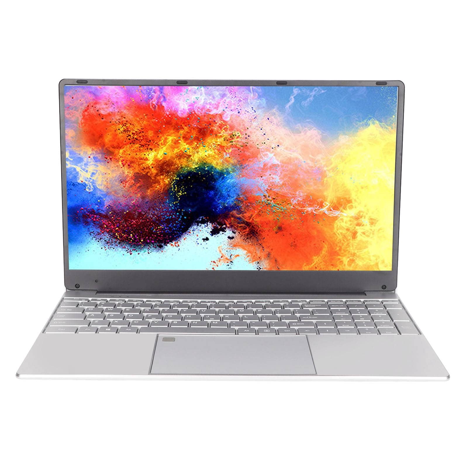 VBESTLIFE 15.6in Silver Slim Laptop, FHD Screen, for Intel J4125 Quad ...