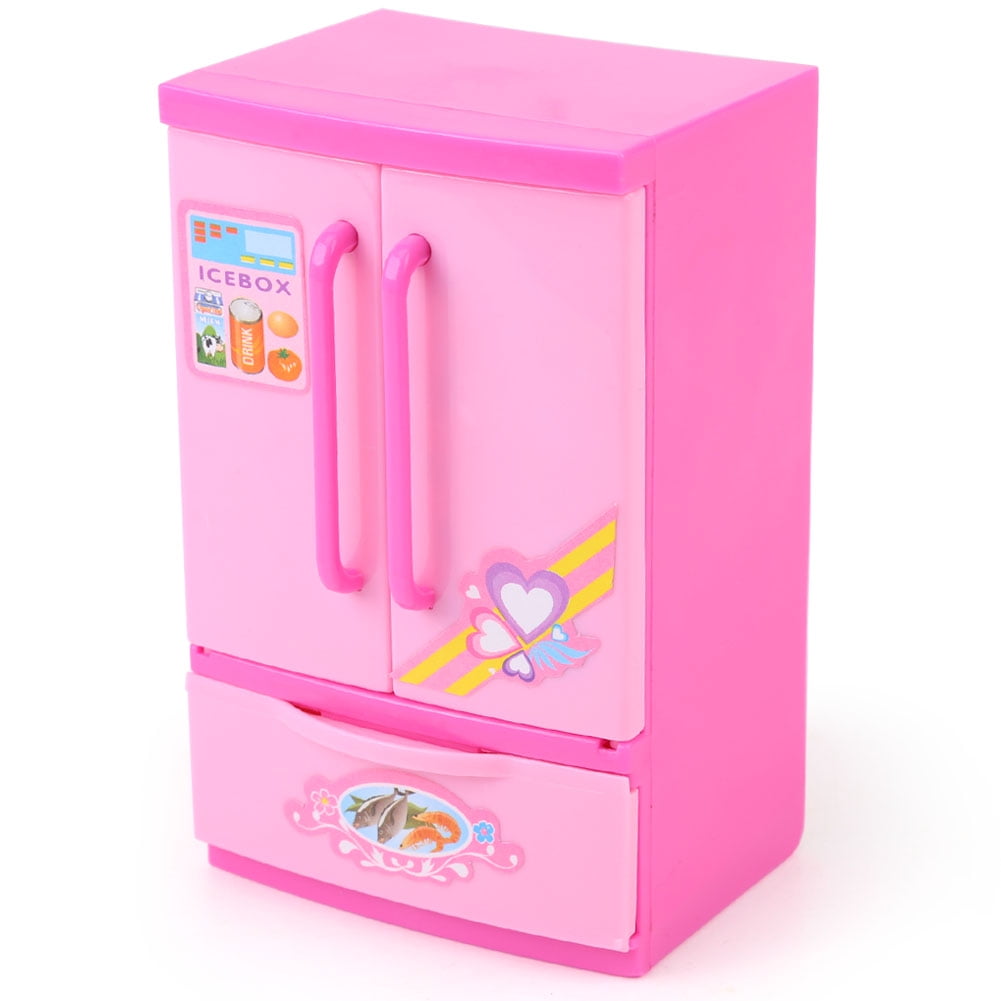 VBESTLIFE Mini Refrigerator Fridge Kids Children Role Play Educational