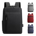 thumbnail image 1 of VBEWZET Unisex Large Capacity Laptop Backpack with USB Charging Port, Multifunctional Business Travel Daypack, Casual Computer Backpack for Men Women Office Commute Black, 1 of 4