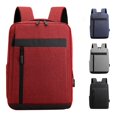 thumbnail image 1 of VBEWZET Unisex Large Capacity Laptop Backpack with USB Charging Port, Multifunctional Business Travel Daypack, Casual Computer Backpack for Men Women Office Commute Red, 1 of 3