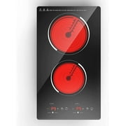 VBGK 12  Electric Cooktop in Black with 2 Burners