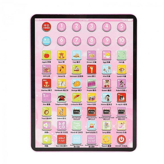 VBODN Android Tablets for Kids,Tablets On Sale Clearance,Simulation Learning Tablet for Kids, Toddler Educational Toy Early Development Electronic Activity Game Bilingual