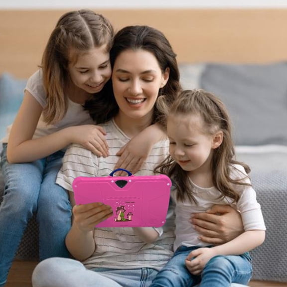 VBODN Android Tablets,Tablets On Sale Clearance,7-inch Children's Tablets Computer WiFi Bluetooth Android Tablets Children's Early Education Learning Machine Parent-child Gift