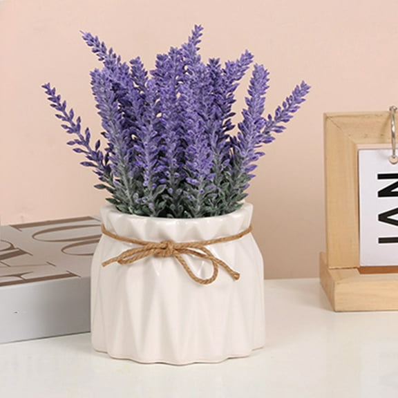 VBODN Artificial Flowers for Decoration,Rural Scener Style Romantic Potted Ornaments Home Living Room Plastic Simulation Bouquet Bonsai Green Plant Crafts Table Decoration Ornaments