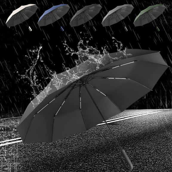VBODN Automatic Open Folding Rain Umbrella,﻿Umbrellas for Rain Windproof,Umbrella Windproof Strong Men Umbrella Automatic Large Folding Sunproof Big Umbrellas