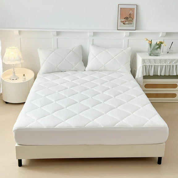 VBODN Bedding Clearance,Waterproof Bedspread Protector Sheet Mattress Protector Sweatproof Bedspreads Polyester Laminated Foam Bedsheet