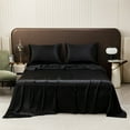 thumbnail image 1 of VBODN Bedding Set Clearance,Soft Solid Matte Satin Hotel Luxury Sheet Set Dull Deep Pocket Fitted Sheet Flat Sheet Pillowcase, 1 of 6