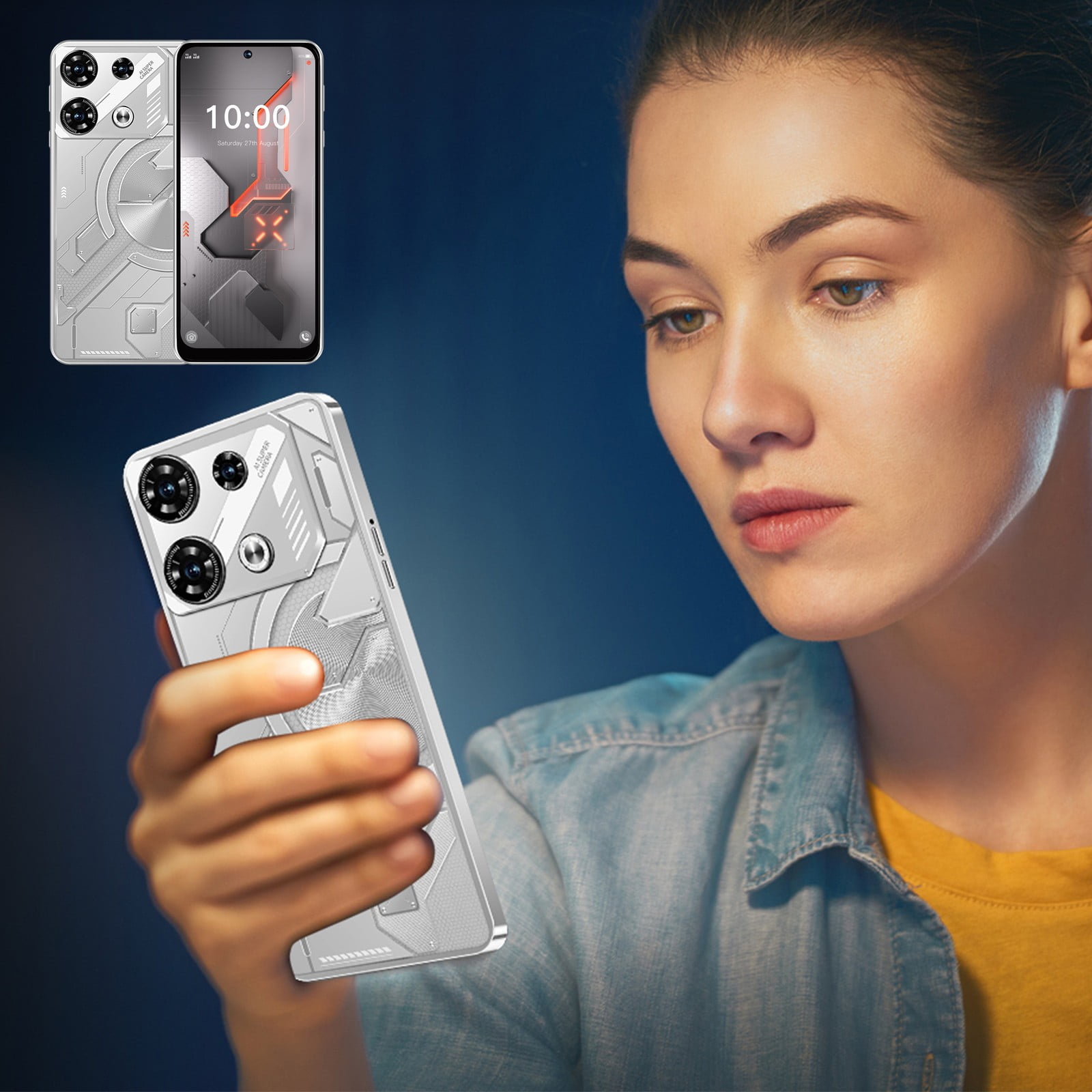 VBODN Cheap Smartphones,Smartphones Cell Phone Unlocked,Smart Phone 4G