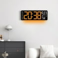 thumbnail image 1 of VBODN Clearance Alarm Clocks With Large Numbers,Smart Alarm Clocks,17.3-inch Living Room Wall Clock With Multifunctional LED Electronic Clock Large Size Alarm Clock Temperature and Humidity Clock, 1 of 6