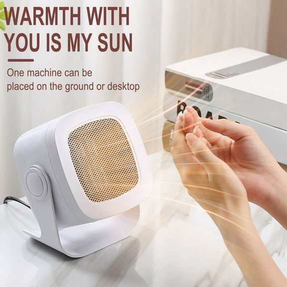 VBODN Heater Fan,Super Wind Speeds, 800W Overheat Protection,Heaters for Indoor Use,Battery Powered Heater,for Car Indoor Home Dorm Office