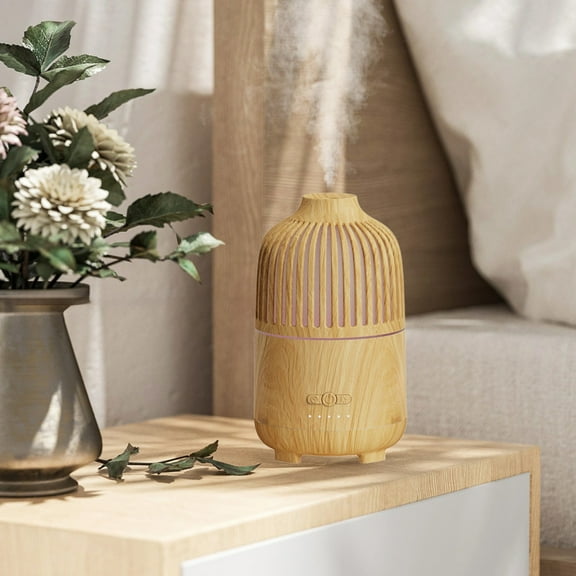 VBODN Humidifier,Humidifier for Room With Essential Oils,Humidifiers for Bedroom,Portable Humidifiers for Travel,For Office,Car,Room With Night - Quiet Mini Humidifier