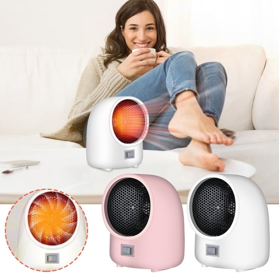 VBODN Portable Heater,Home Electric Heater Small Desktop Electric Heater,for Inside,Desk Heater for Car Indoor Home Dorm Office