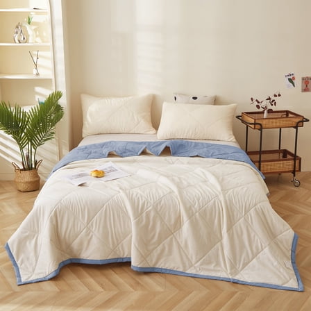 VBODN Quilts For King Bed,King Quilt,Cotton Quilt,All Ages,Washable Printed Quilt for Home Dormitory