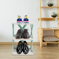 VBODN Shoe Organizer,Shoe Rack,3-Tier Shoe Rack, Shoe Storage,Foldable Shoe Rack,Shoe Rack For Entryway,Vertical Shoe Rack