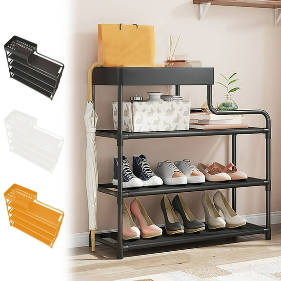 VBODN Shoe Organizer,Shoe Rack,4-Tier Shoe Rack, Shoe Racks Clearance,Foldable Shoe Rack,Shoe Storage & Organizers,Shoe Rack For Front Door Entrance